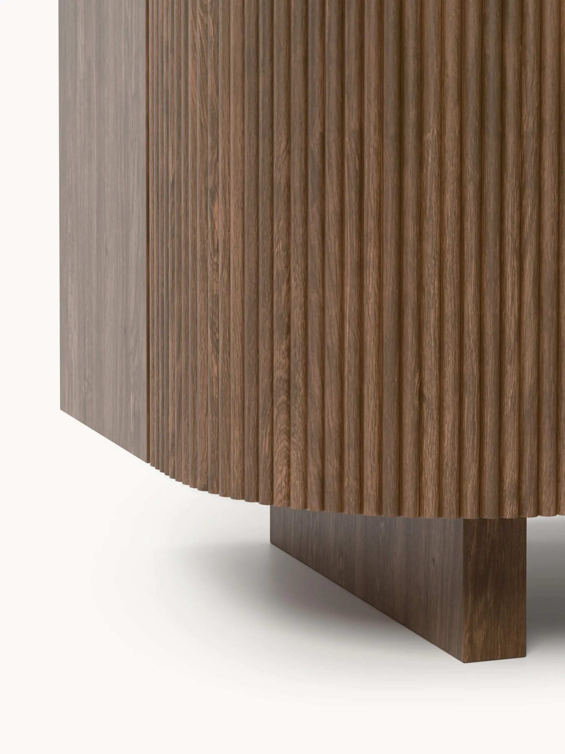 Mobile TV in legno di quercia Soley