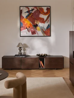 Mobile TV in legno Larsen