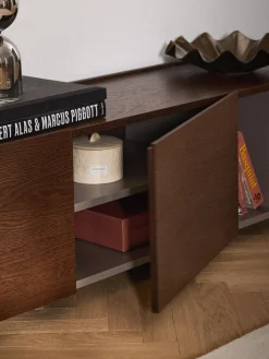 Mobile TV in legno Larsen