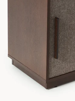Mobile TV in legno con frontale imbottito Wisp