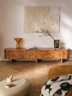 Mobile TV in legno Tobia