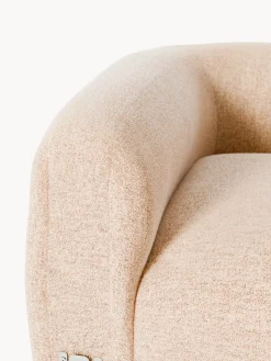 Modulo angolare arrotondato in bouclé Wolke