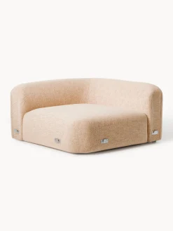 Modulo angolare arrotondato in bouclé Wolke