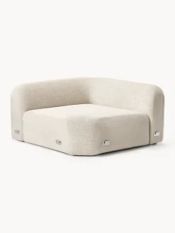 Modulo angolare arrotondato in bouclé Wolke