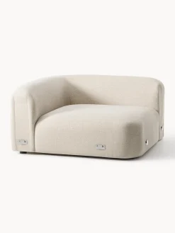 Modulo angolare arrotondato in bouclé Wolke