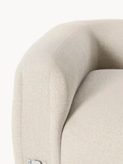 Modulo angolare arrotondato in bouclé Wolke