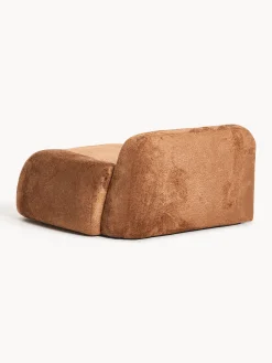 Modulo angolare chaise longue in teddy bouclé Wolke