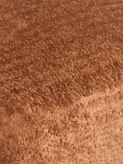 Modulo angolare chaise longue in teddy bouclé Wolke