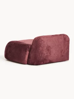 Modulo angolare chaise longue in teddy bouclé Wolke