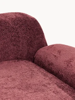 Modulo angolare chaise longue in teddy bouclé Wolke