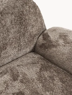 Modulo angolare chaise longue in teddy bouclé Wolke