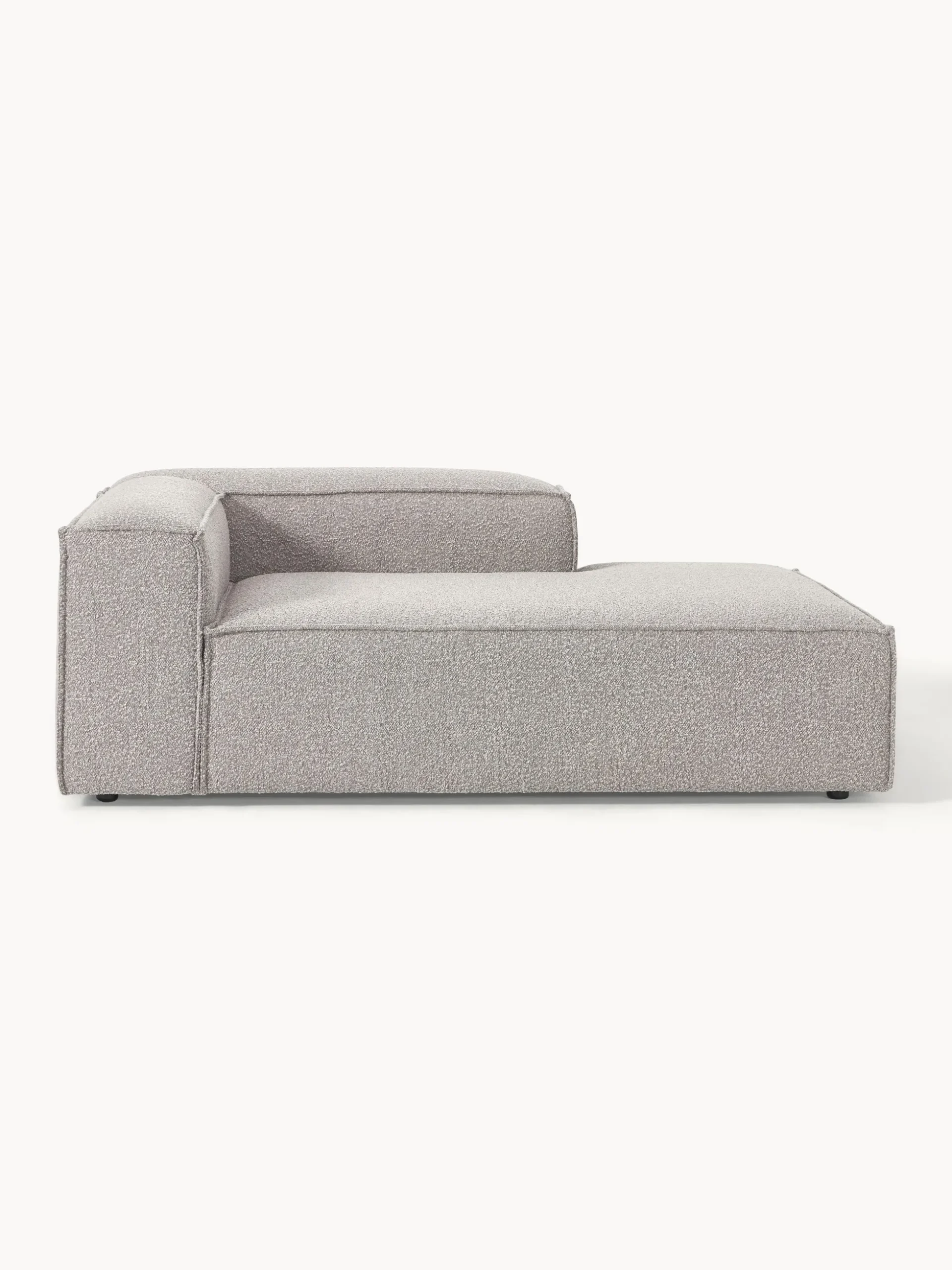 Modulo angolare chaise lounge in bouclé Lennon