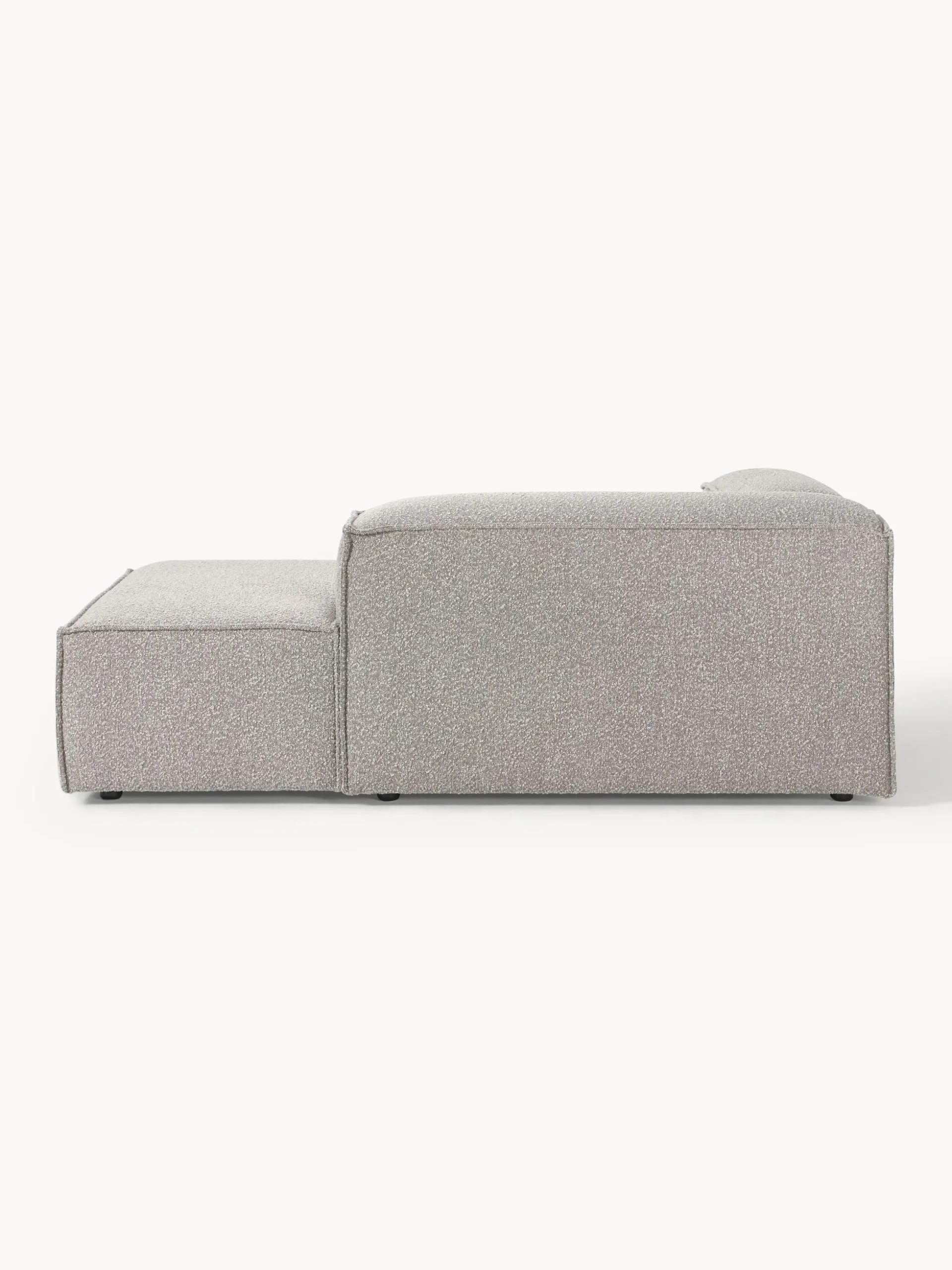 Modulo angolare chaise lounge in bouclé Lennon