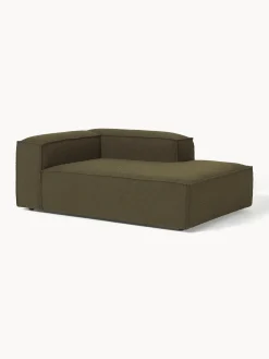 Modulo angolare chaise loungue in bouclé Lennon