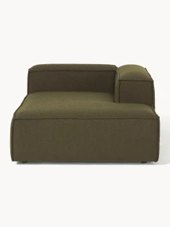 Modulo angolare chaise loungue in bouclé Lennon
