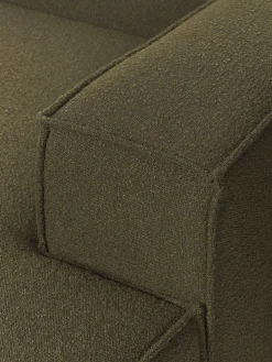 Modulo angolare chaise loungue in bouclé Lennon