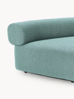 Modulo angolare curvo in bouclé Anton
