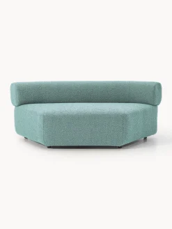 Modulo angolare curvo in bouclé Anton