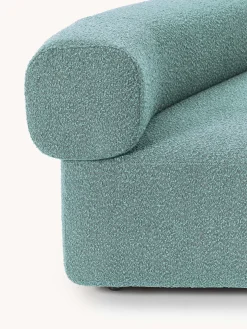 Modulo angolare curvo in bouclé Anton