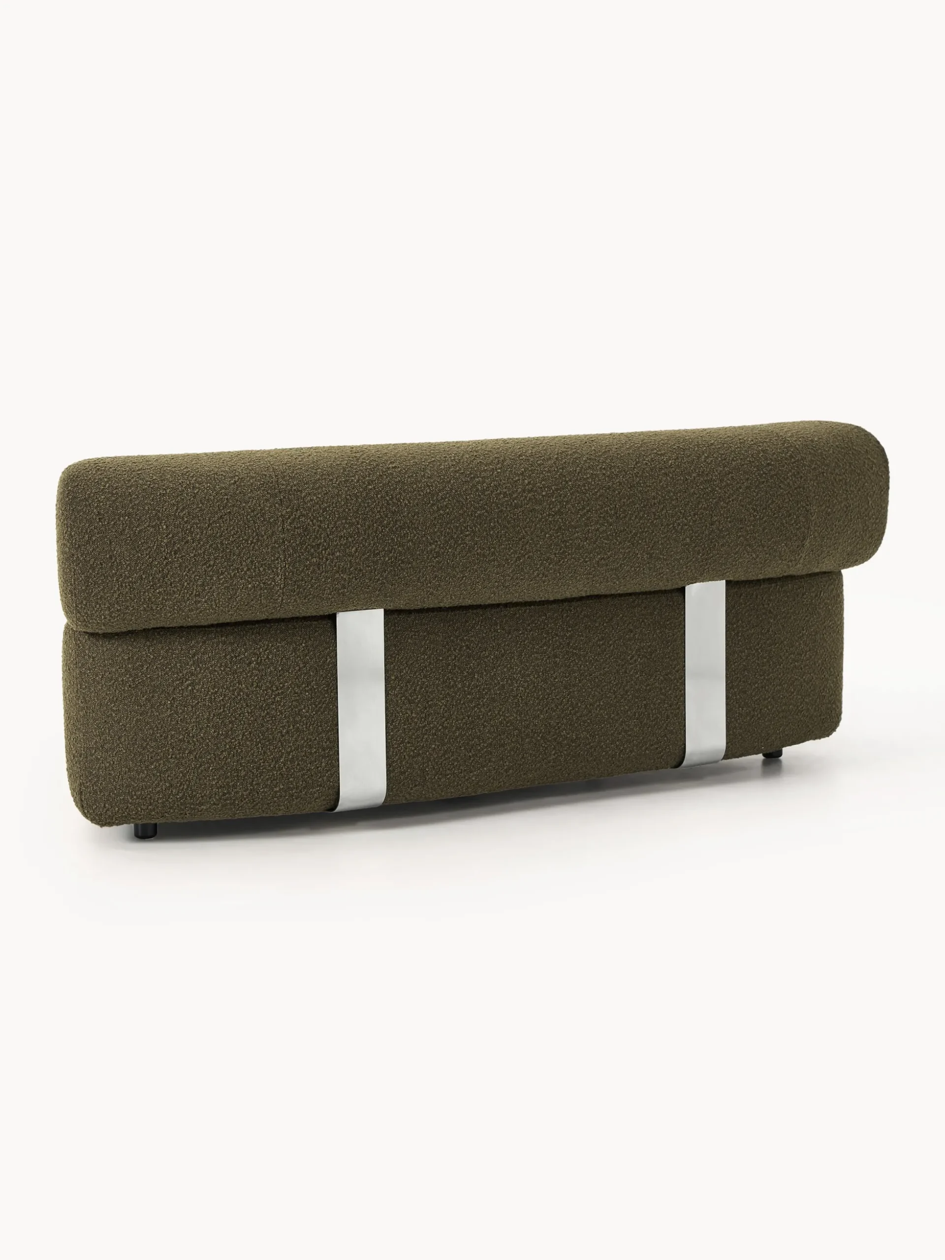 Modulo angolare curvo in bouclé Anton