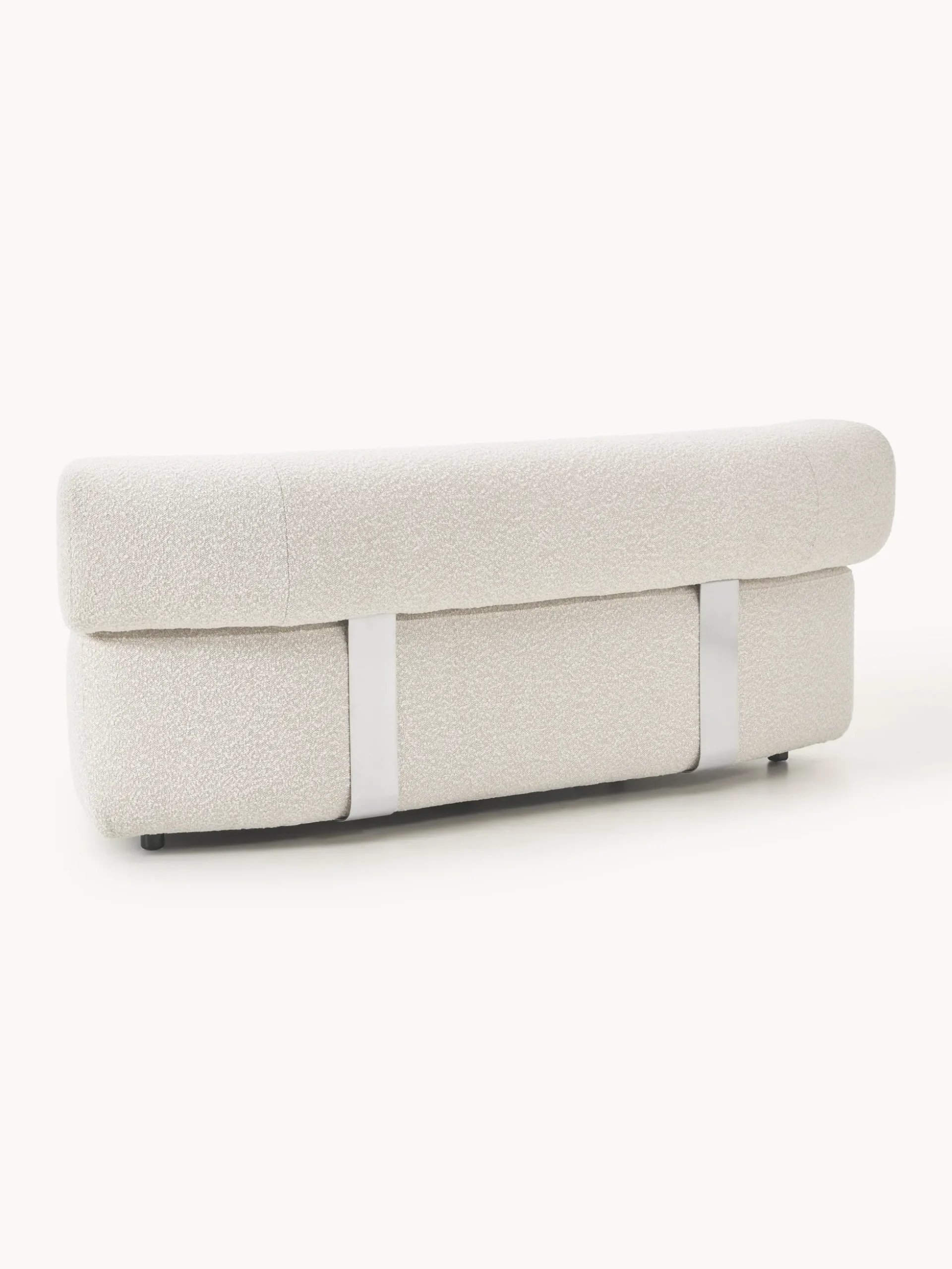 Modulo angolare curvo in bouclé Anton