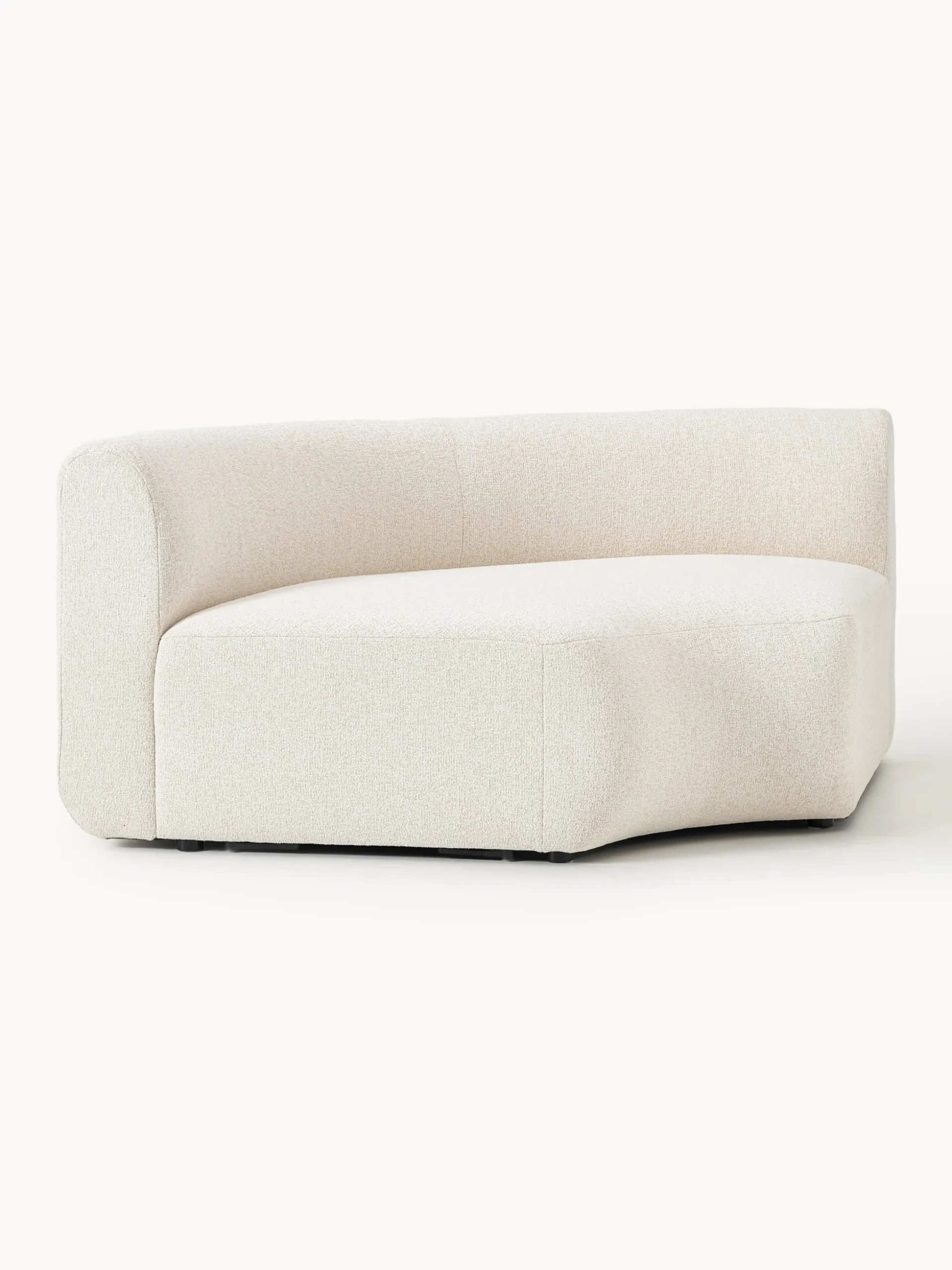 Modulo angolare curvo in bouclé Sofia