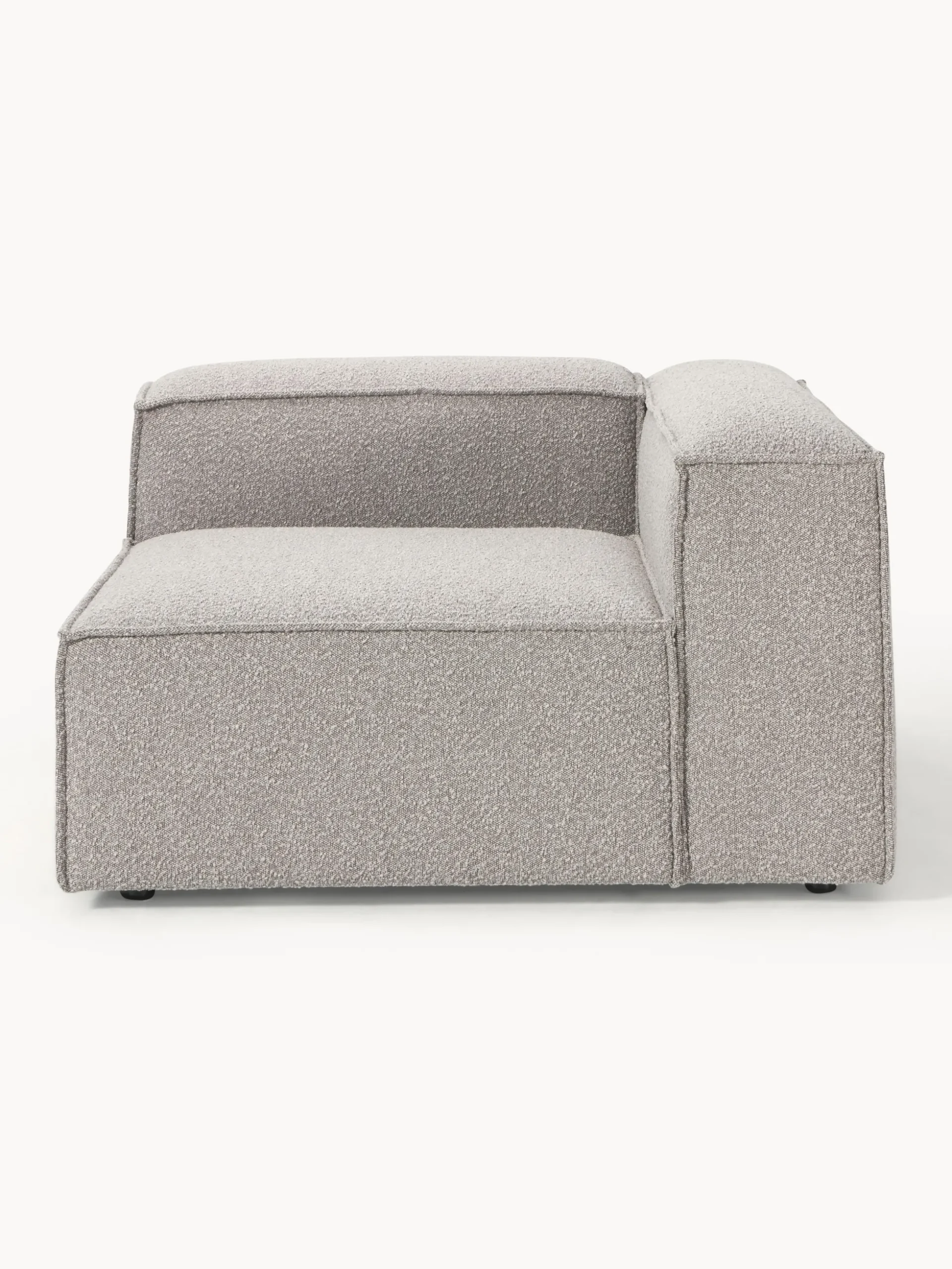 Modulo angolare in bouclé Lennon
