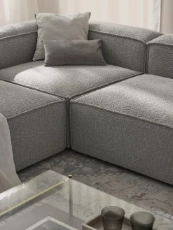 Modulo angolare in bouclé Lennon