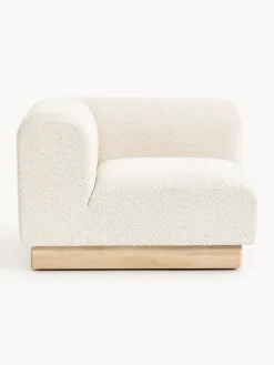 Modulo angolare in teddy bouclé Natalie