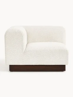 Modulo angolare in teddy bouclé Natalie