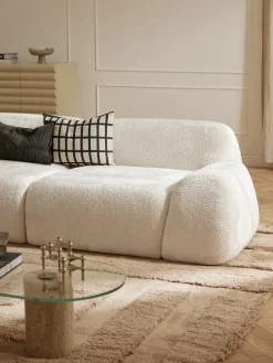 Modulo angolare in teddy-bouclé Wolke