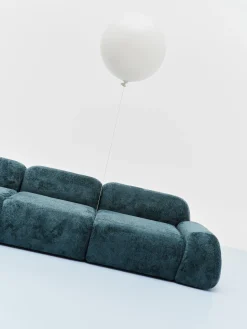 Modulo angolare in teddy-bouclé Wolke