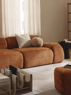 Modulo angolare in teddy-bouclé Wolke
