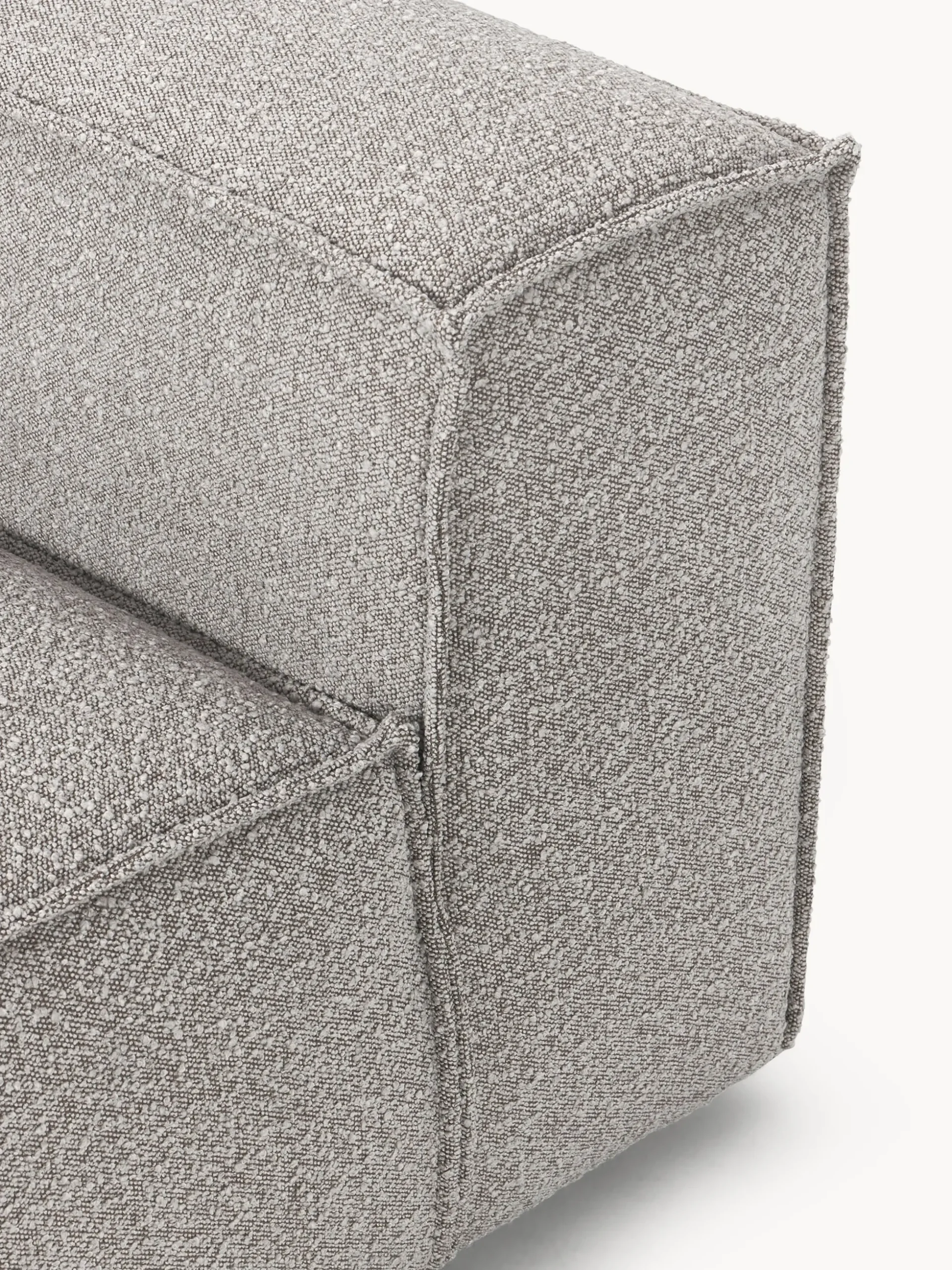 Modulo centrale in bouclé Lennon