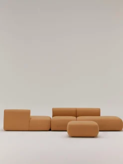 Modulo centrale in bouclé Sofia