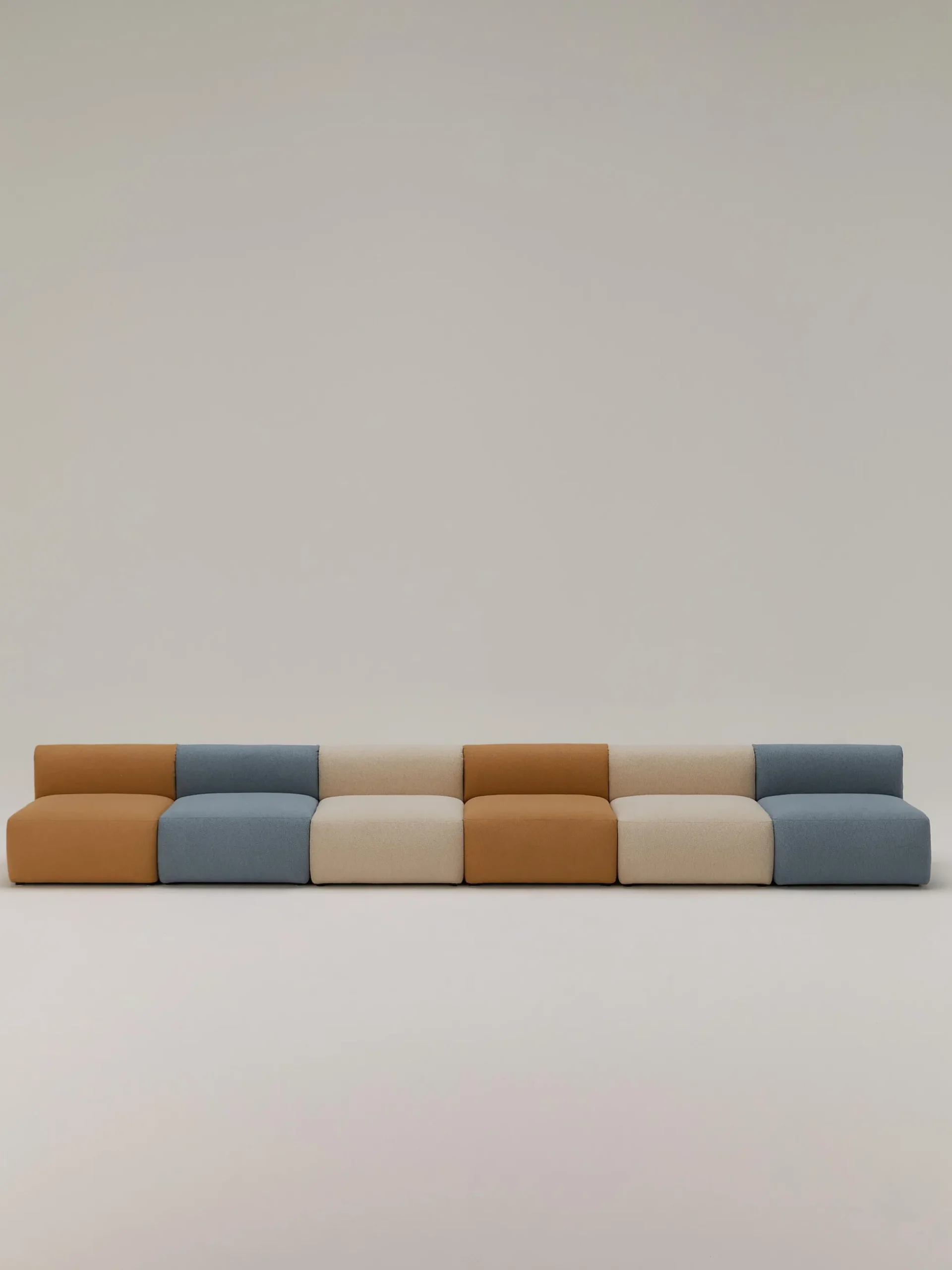 Modulo centrale in bouclé Sofia