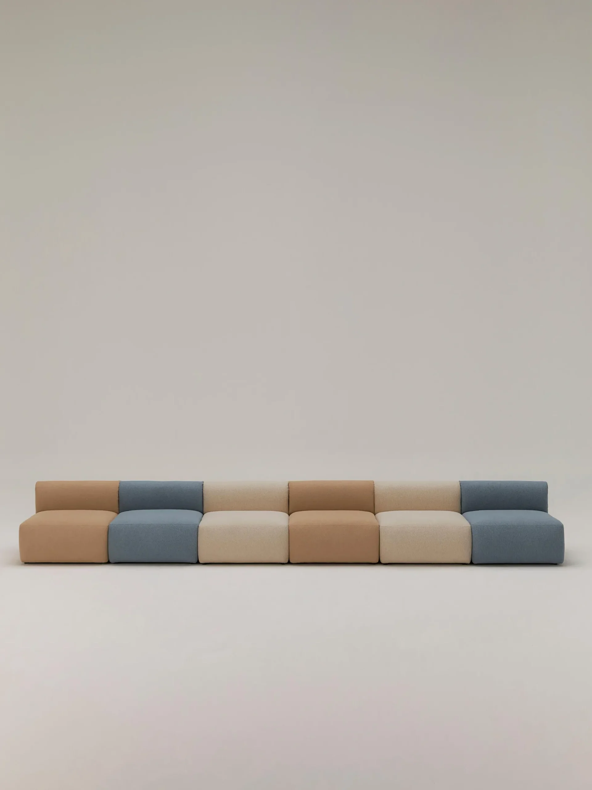 Modulo centrale in bouclé Sofia