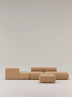 Modulo centrale in bouclé Sofia