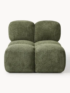 Modulo centrale in teddy-bouclé Tayla