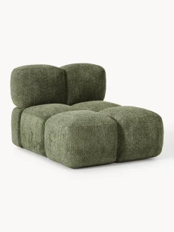 Modulo centrale in teddy-bouclé Tayla