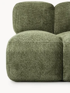 Modulo centrale in teddy-bouclé Tayla