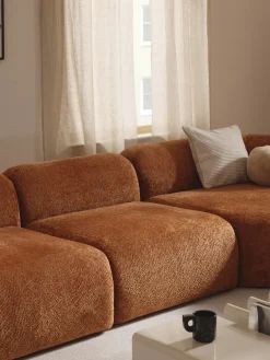 Modulo centrale in teddy-bouclé Wolke