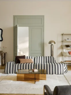 Modulo chaise longue a righe Wolke