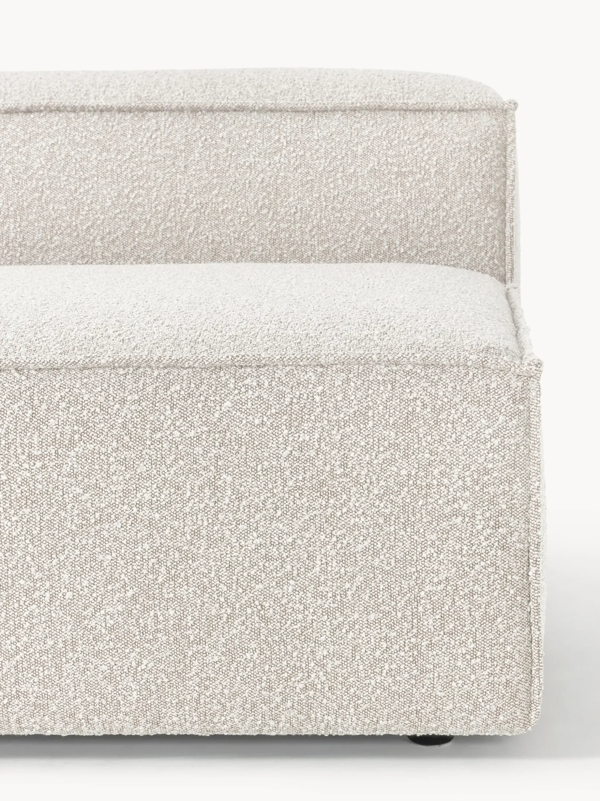 Modulo chaise loungue in bouclé Lennon