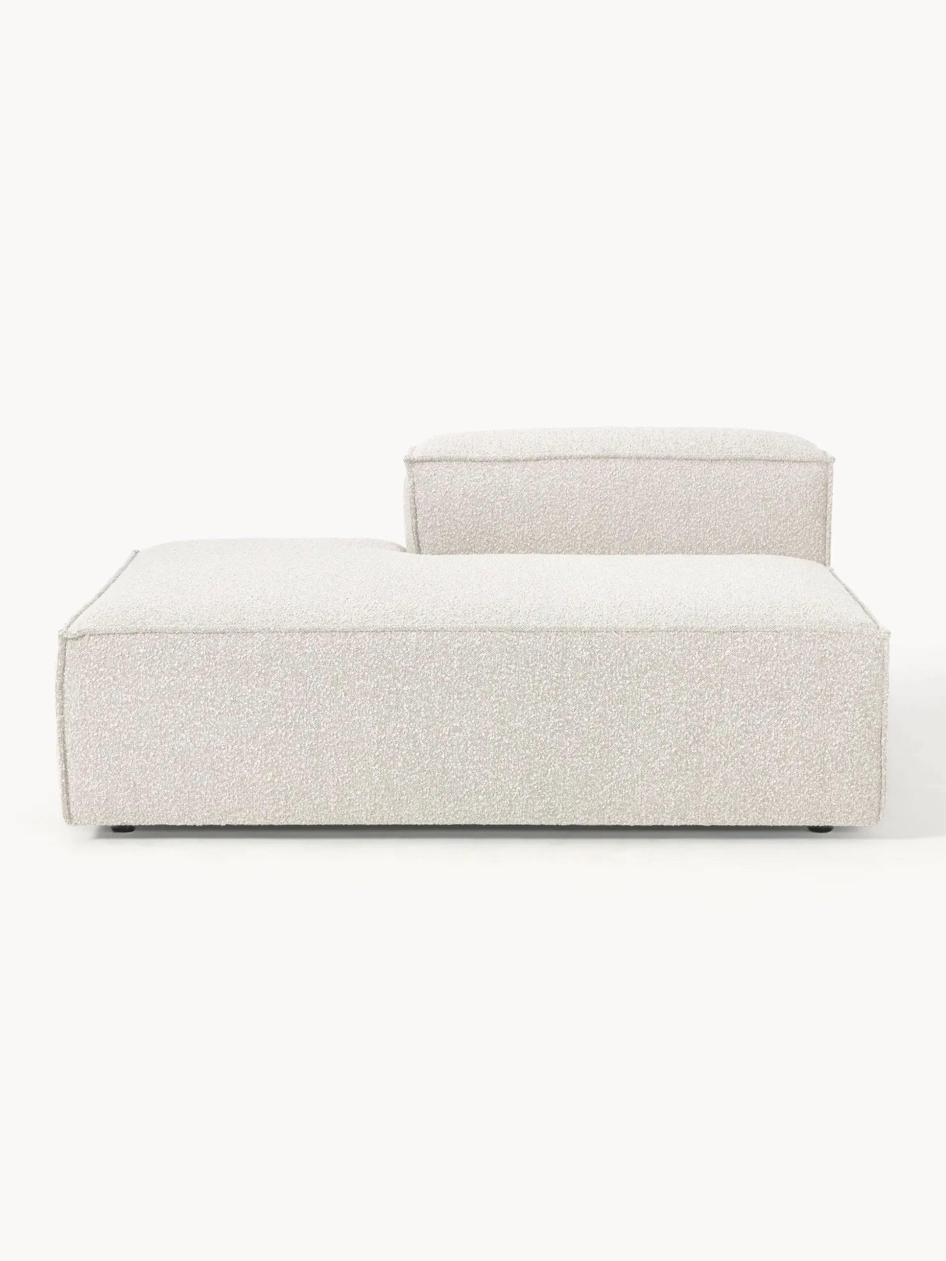 Modulo chaise loungue in bouclé Lennon