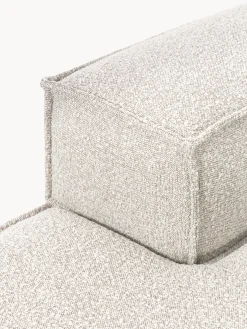 Modulo chaise loungue in bouclé Lennon