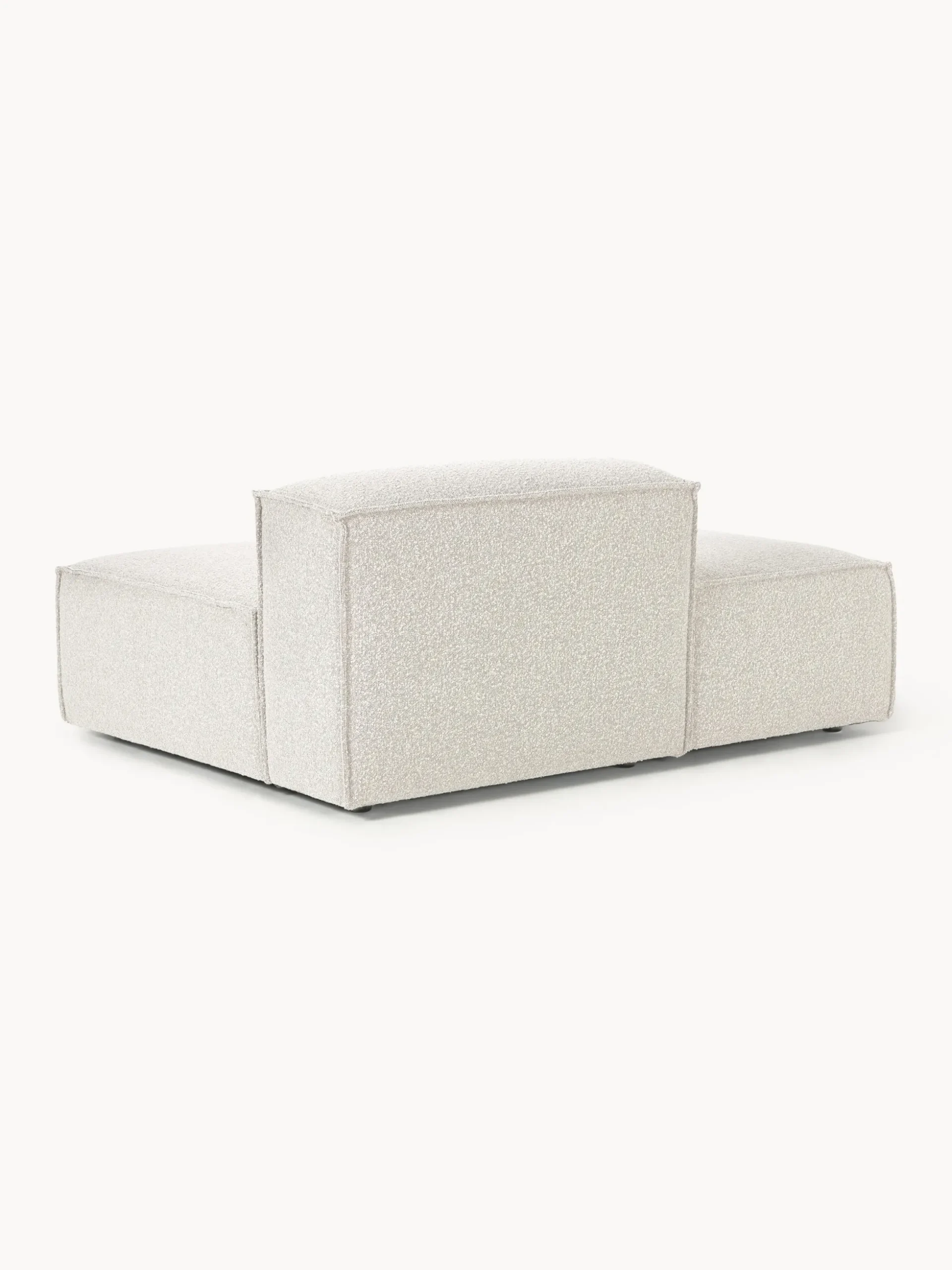 Modulo chaise loungue in bouclé Lennon