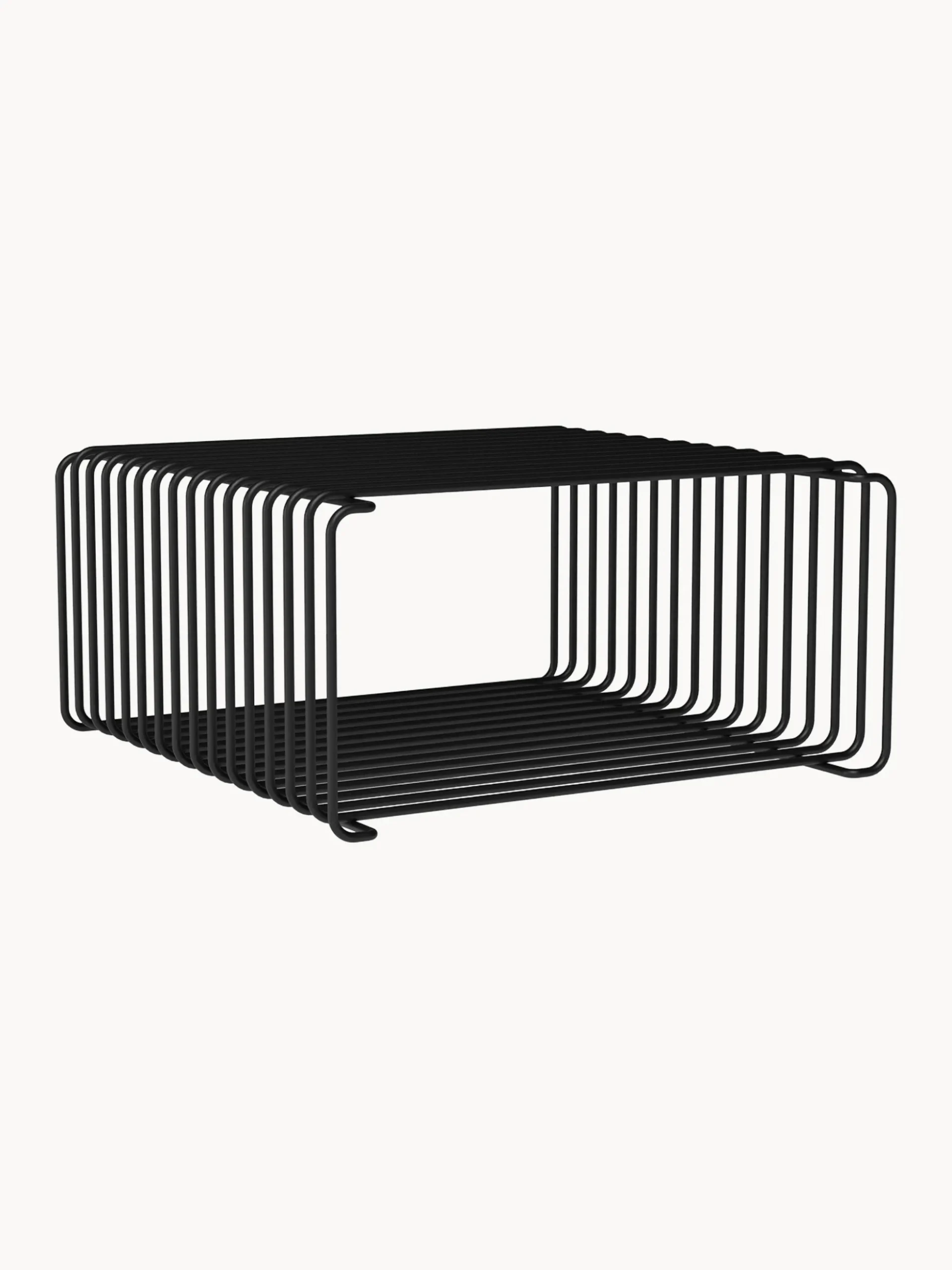 Modulo Panton Wire Single, altezza ridotta, per sistema di scaffali modulare, larg. 35 cm