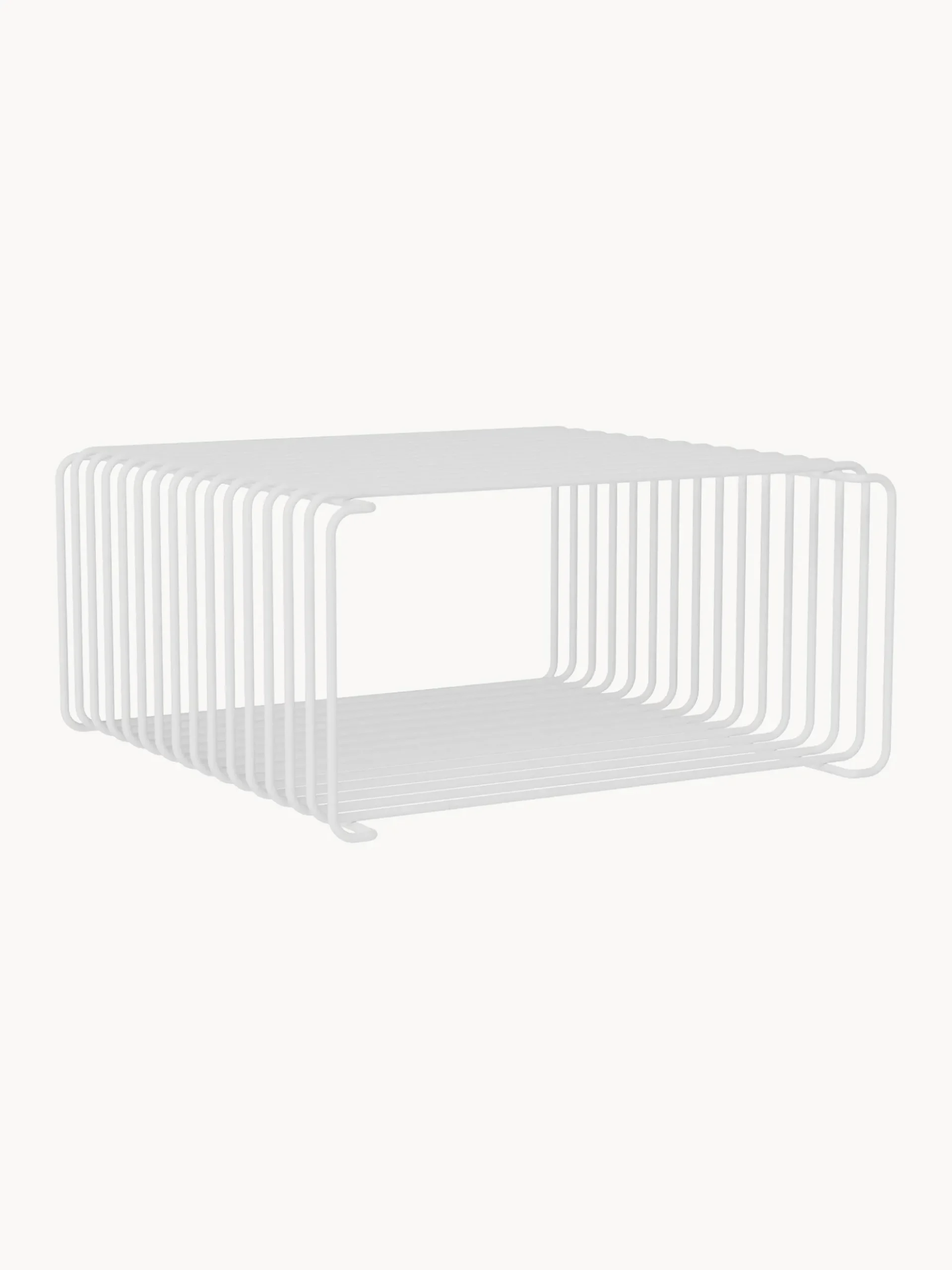 Modulo Panton Wire Single, altezza ridotta, per sistema di scaffali modulare, larg. 35 cm