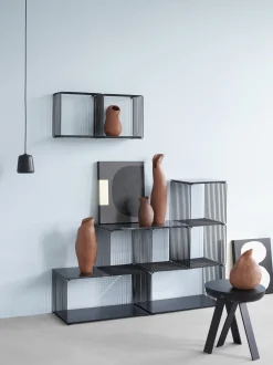 Modulo per sistema di scaffali Panton Wire Single, larg. 35 cm